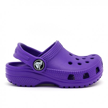 purple crocs kids